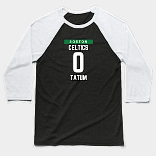 Jayson Tatum  0 Boston Celtics Baseball T-Shirt